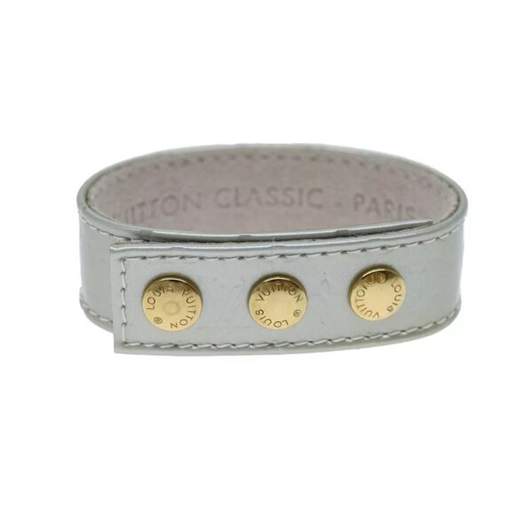 LOUIS VUITTON Monogram Vernis Bracelet 2001 Paris Only Gris - Picture 1 of 11